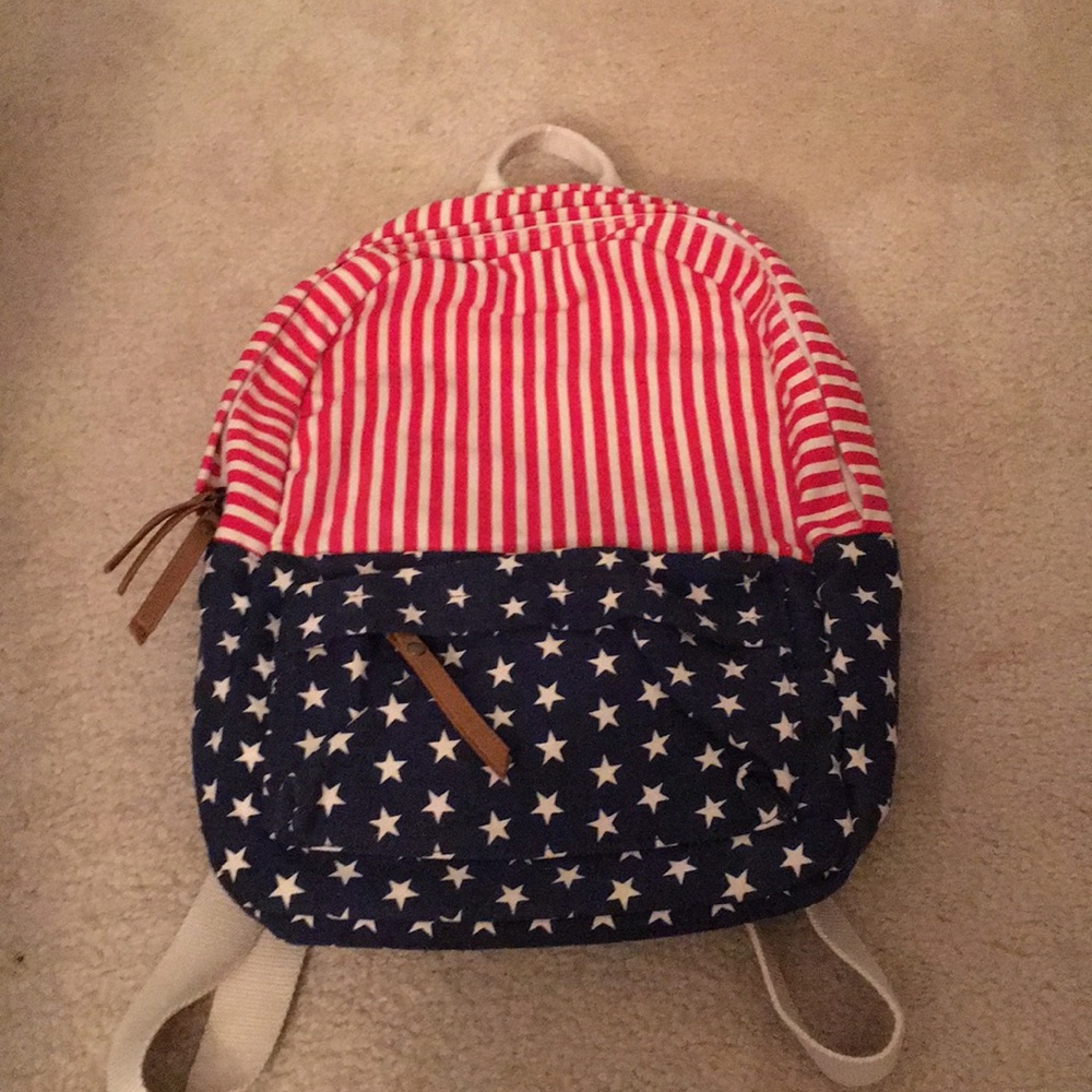 American flag backpack